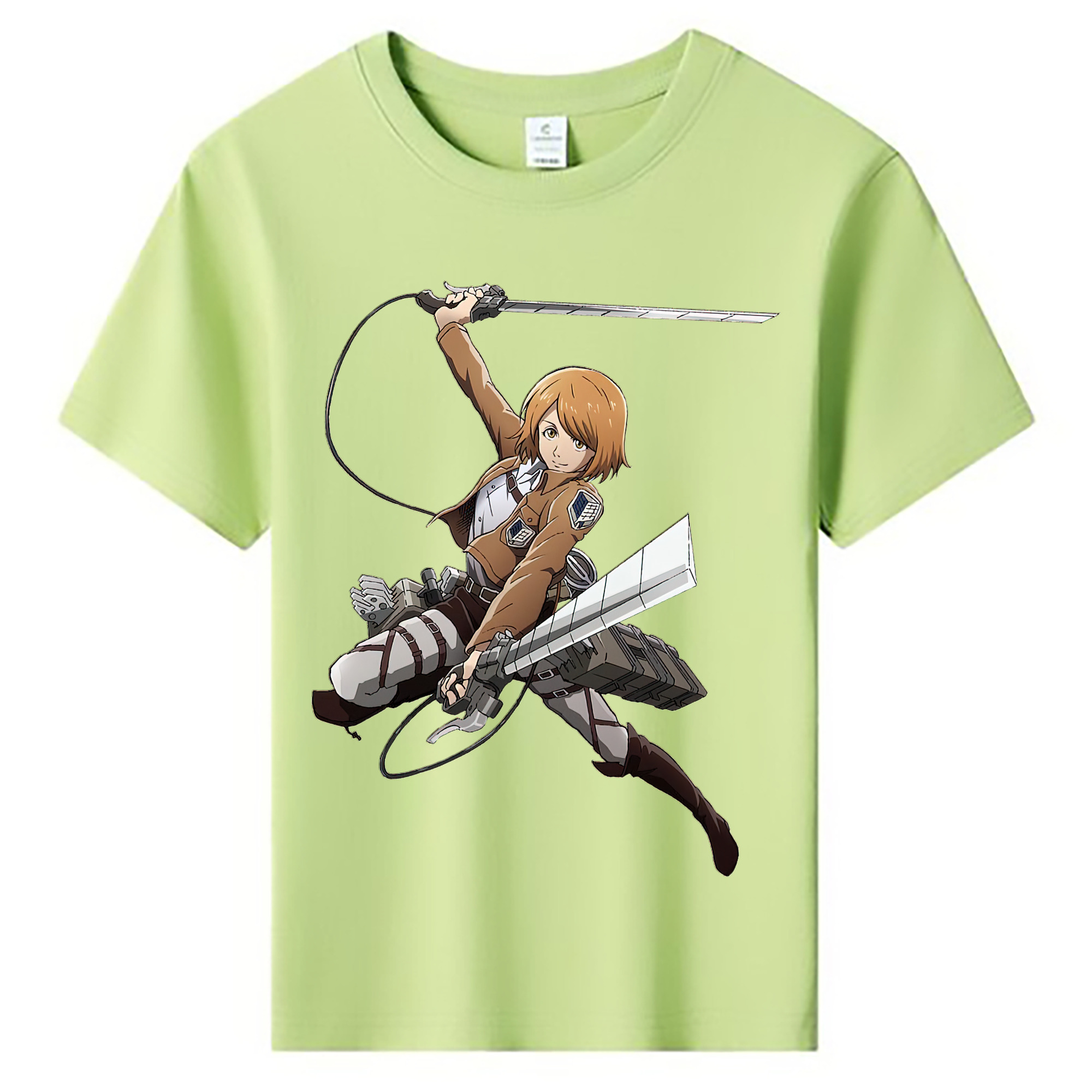 （画像用） 進撃の巨人 ペトラ·ラル Attack on Titan Petra Rall 綿100％キッズTシャツ（フロントプリント）